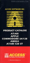 Atari ST  catalog - Access Software
(1/10)