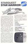 Starquest - Star Warrior Atari catalog