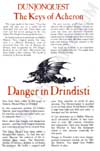 Dunjonquest - Danger in Drindisti Atari catalog