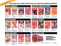 Atari 2600 VCS  catalog - Atari France - 1982
(4/6)