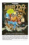 Miner 2049er Atari catalog