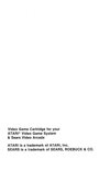 Atari 2600 VCS  catalog - Tigervision - 1983
(11/12)