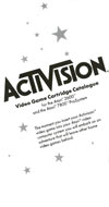Atari Activision AZ-940-00 catalog