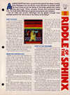 Riddle of the Sphinx Atari catalog