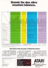 Atari 400 800 XL XE  catalog - Atari Elektronik - 1983
(6/6)