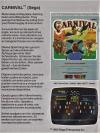 Carnival Atari catalog