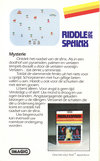 Riddle of the Sphinx Atari catalog