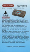 Atari Lynx  catalog - Telegames - 1993
(1/10)