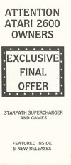Atari 2600 VCS  catalog - Starpath Corporation
(1/4)