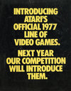 Atari 2600 VCS  catalog - Atari - 1977
(1/12)