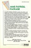Atari 400 800 XL XE  catalog - MMG Micro Software - 1983
(15/25)