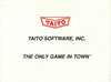 Atari Taito  catalog