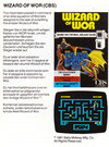 Wizard of Wor Atari catalog