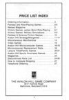 Atari 400 800 XL XE  catalog - Avalon Hill - 1985
(2/32)