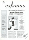 Atari Atari France Calamus catalog