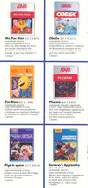 Atari 2600 VCS  catalog - Atari France - 1983
(6/8)