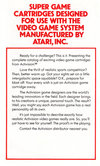 Atari 2600 VCS  catalog - Activision - 1981
(6/8)