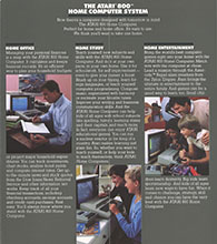 Atari 400 800 XL XE  catalog - Atari - 1980
(2/4)