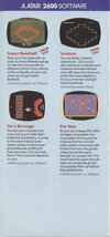 Atari 2600 VCS  catalog - Atari
(8/10)