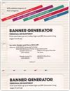 Banner Generator Manuals
