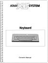 Atari XE System Keyboard Manual Manuals