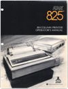 Atari 825 80-Column Printer Operator's Manual Manuals