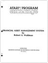 Financial Asset Management System Manuals