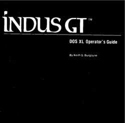Indus GT DOS XL Operator's Guide