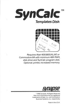SynCalc Template Disk