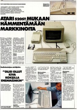 Atari 520ST Mukaan Hämmentämään Markkinoita