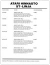 Findatarix Price List 03/1992 Dealer Documents