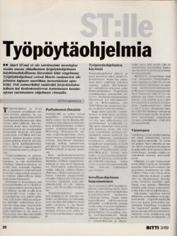 ST:lle Työpöytäohjelmia
