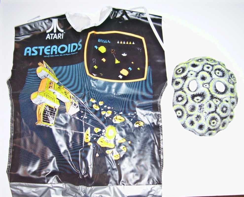 Asteroids Costume and Mask Close-Up