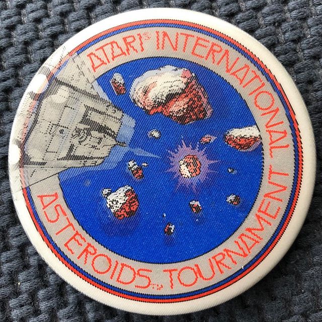 Atari International Asteroids Tournament Button