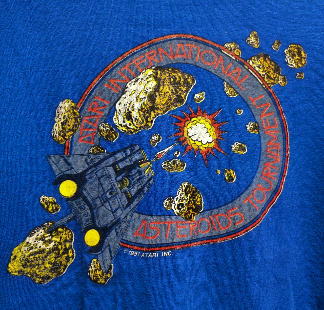 Atari International Asteroids Tournament T-Shirt