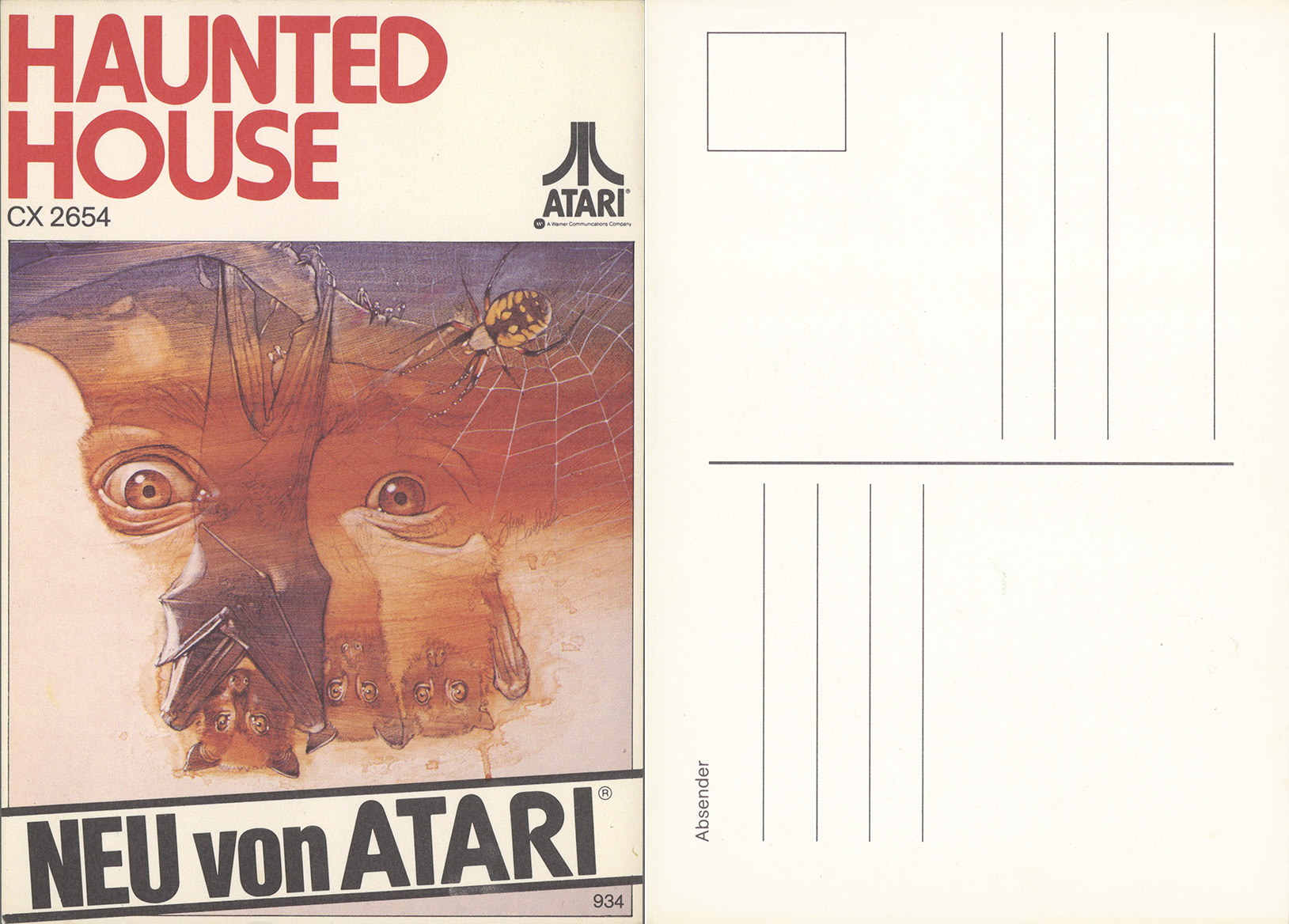 Haunted House Postcard