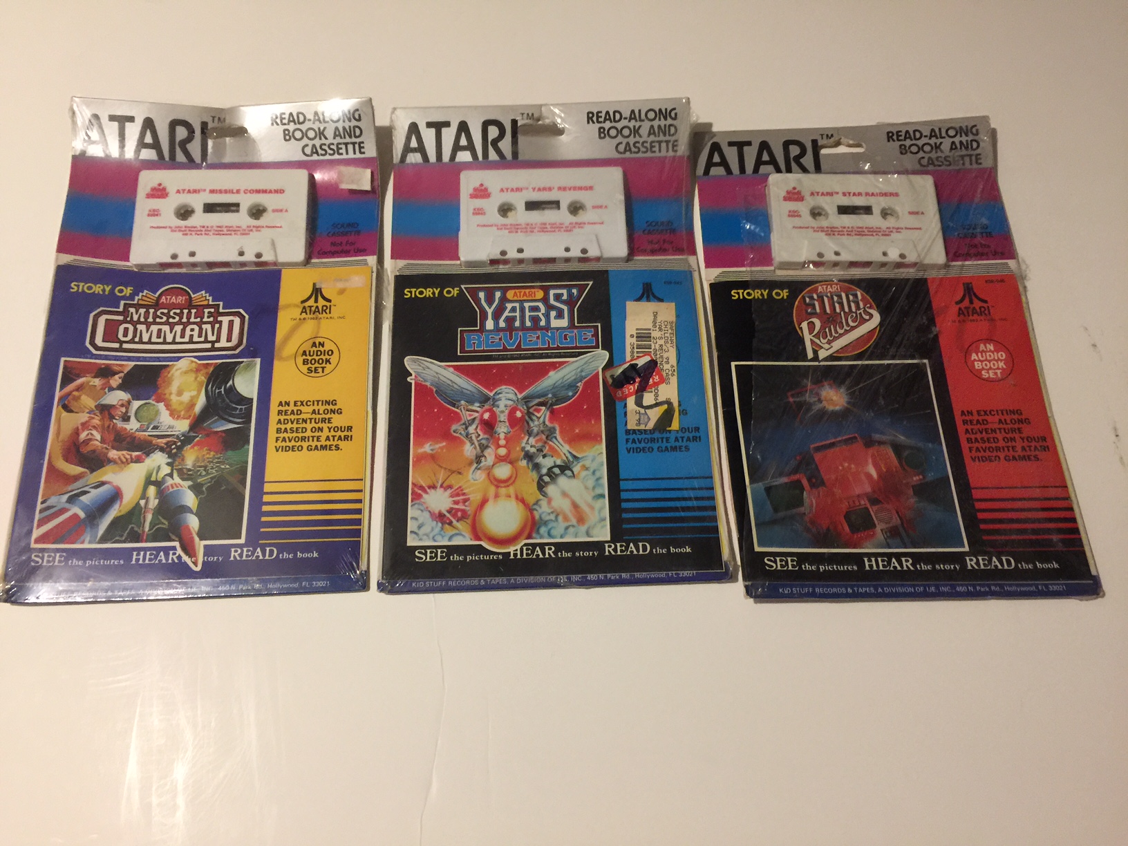 Missile Command / Yars' Revenge / Star Raiders Read-Along Book and Cassette