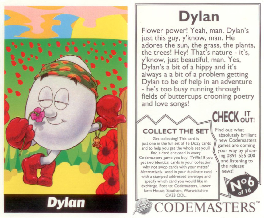 Dizzy series card #6