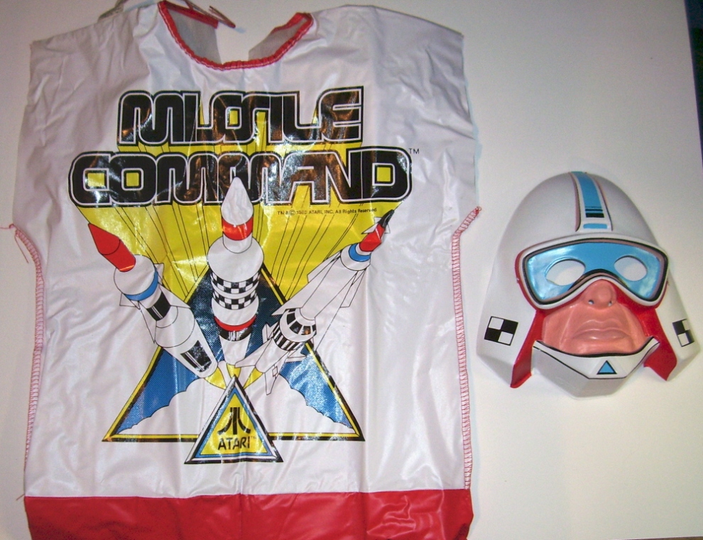 Missile Command Costume and Mask Close-Up
