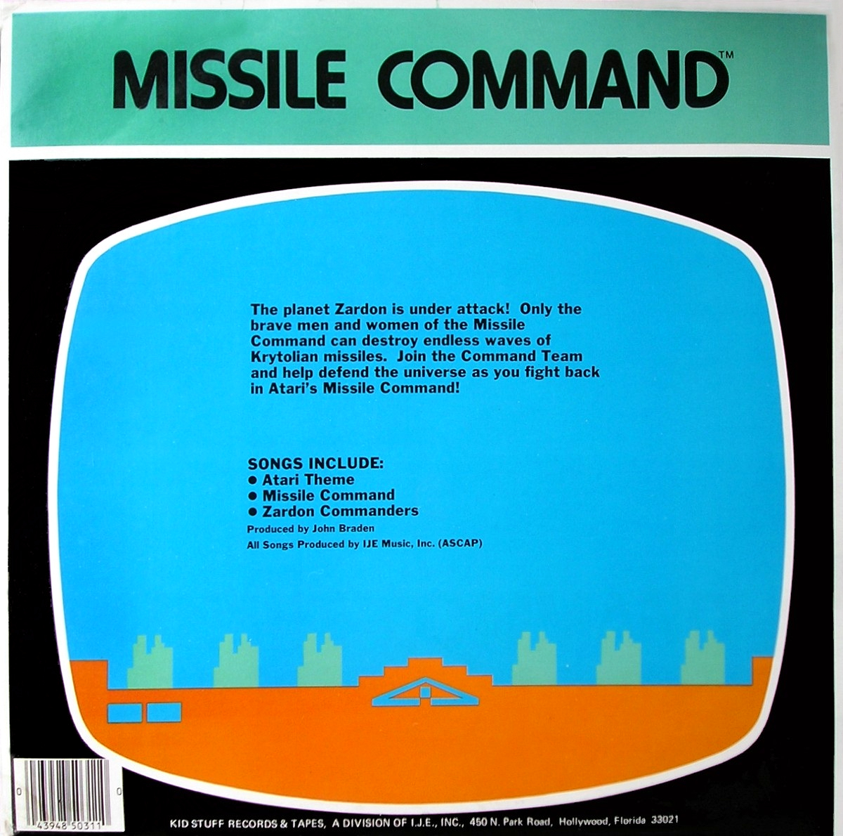 Missile Command Record Back