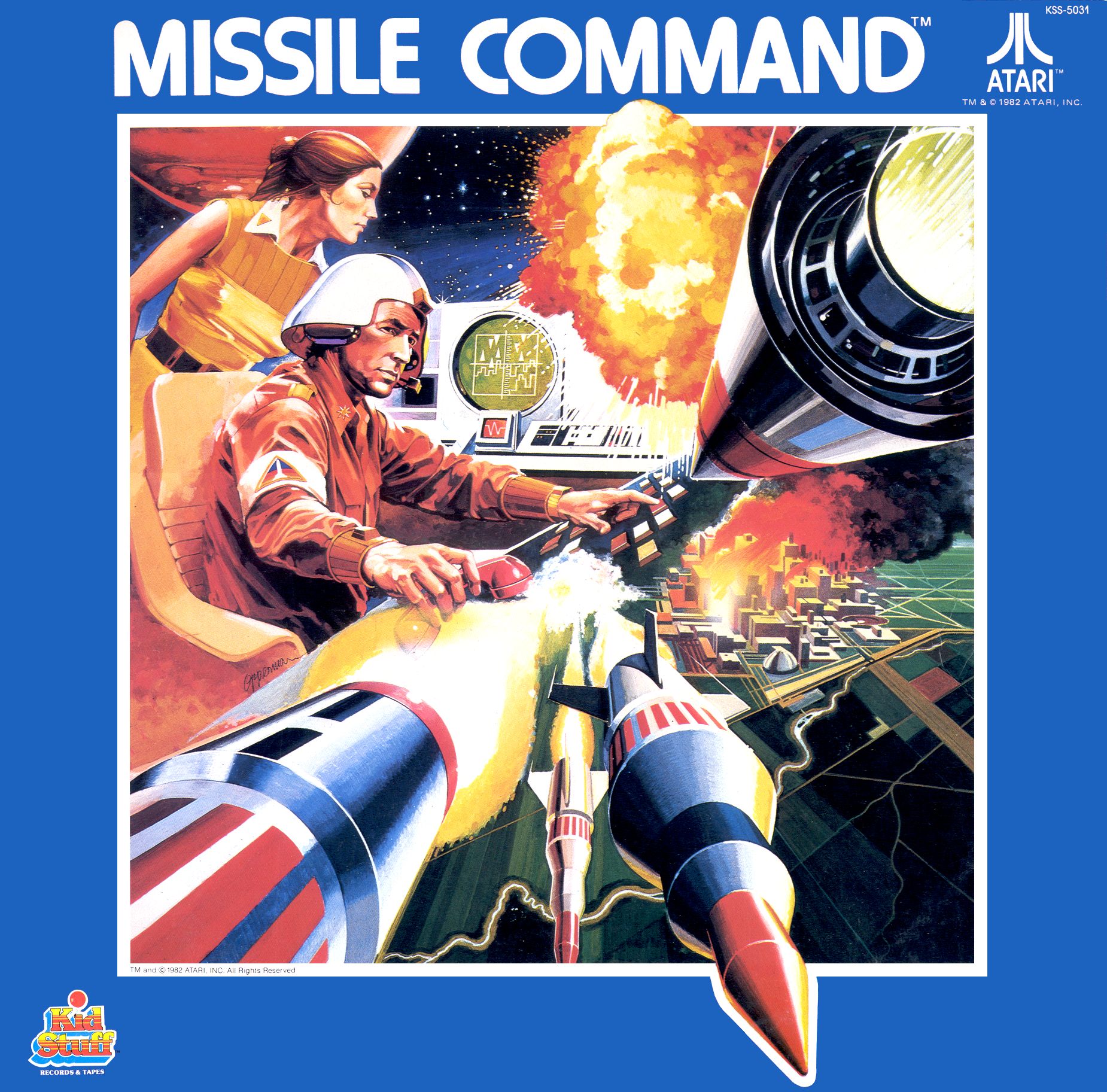 Missile Command Record Front