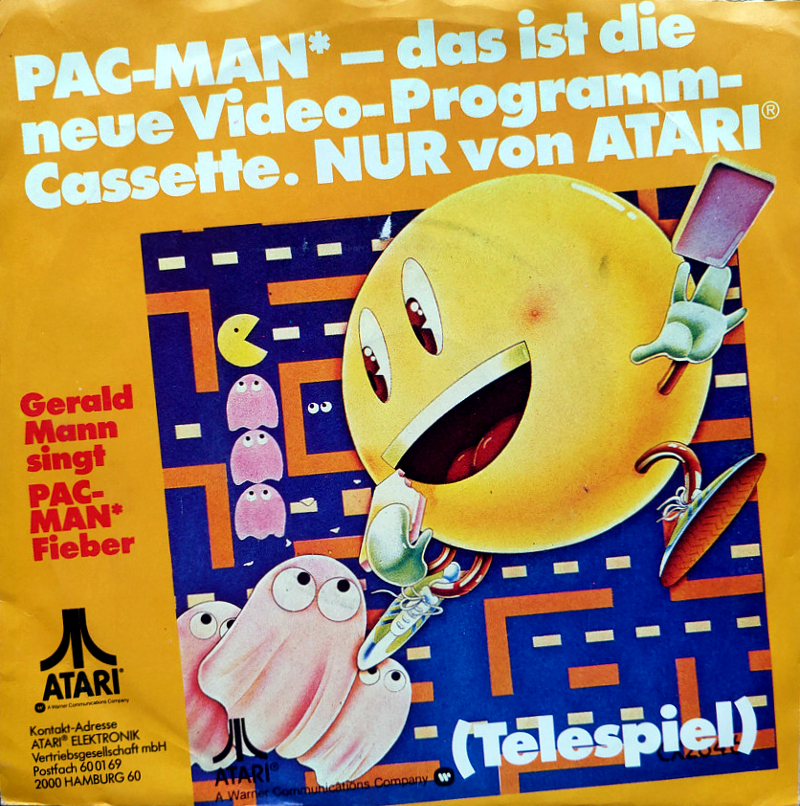 Pac-Man Fieber - Gerald Mann Record Back