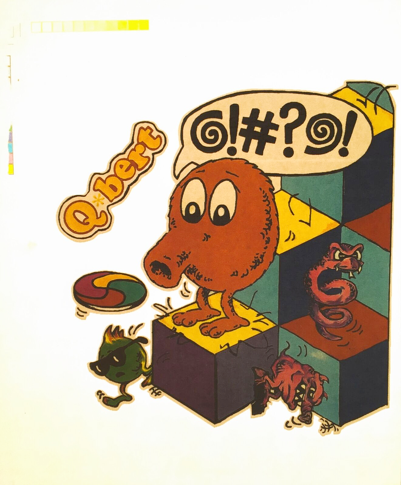 Q*Bert Iron On