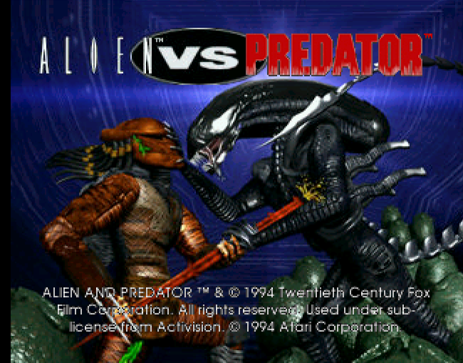 Alien Vs. Predator atari screenshot