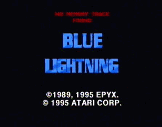 Blue Lightning atari screenshot