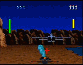 Blue Lightning atari screenshot