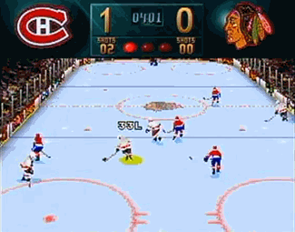 Brett Hull Hockey atari screenshot