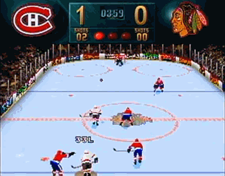 Brett Hull Hockey atari screenshot