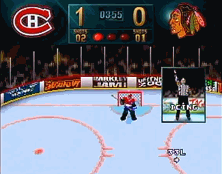 Brett Hull Hockey atari screenshot