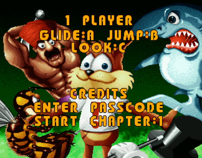 Bubsy in Fractured Furry Tales — screenshot 2